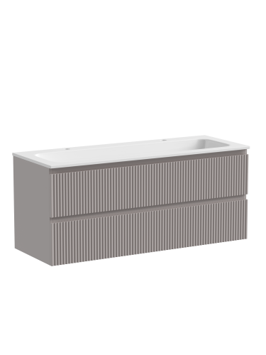 Тумба под раковину Sancos SNOB R SNR120SM 120х45х50 подвесная цвет бежевый - фото 2